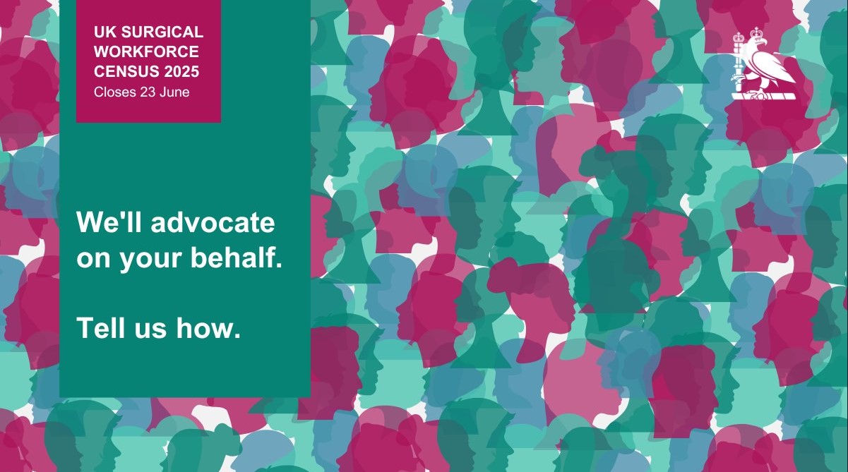 Surgical workforce census promotional graphic 